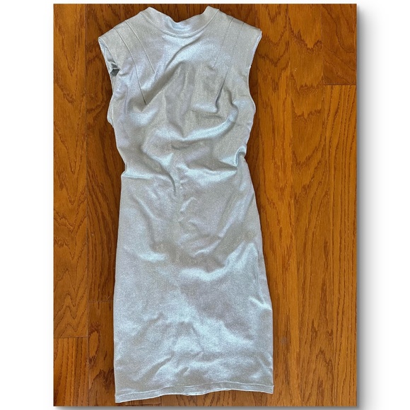 RTA Party Silver Dress - Handcrafted Size 0 - Picture 6 of 6